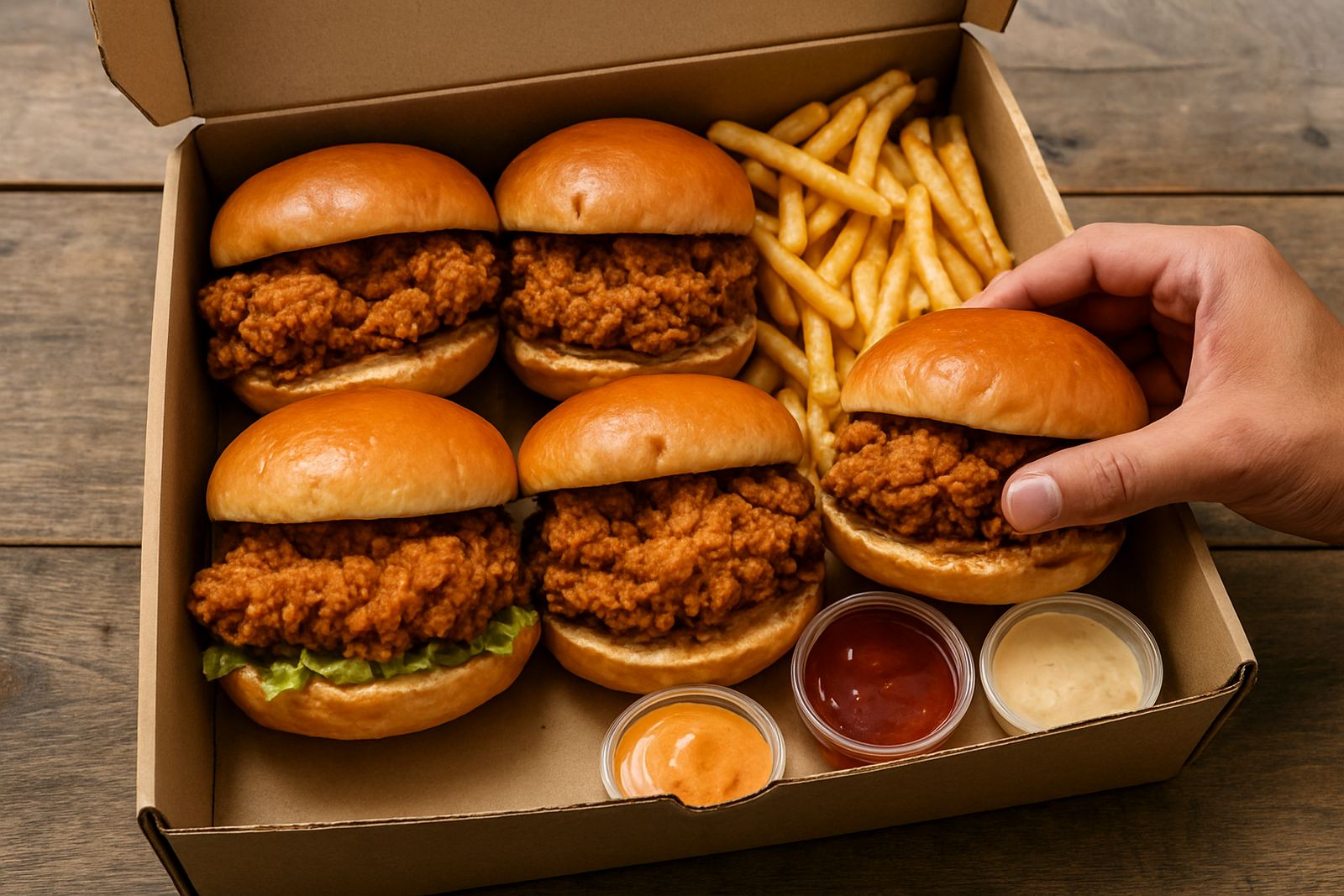 Burger Share Box